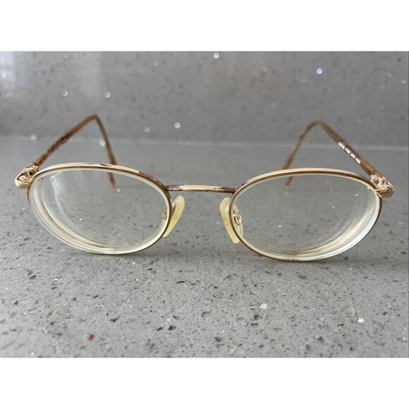 Robert Latour 210 Eyeglasses Frames ONLY Color BD 50-20-145 Japan full rim round - Picture 1 of 13